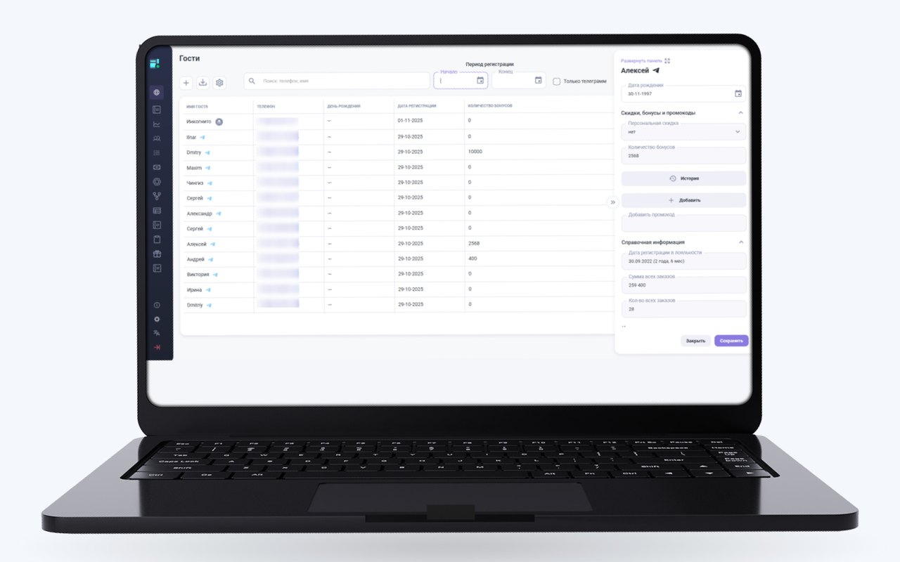 r_keeper — программа лояльности